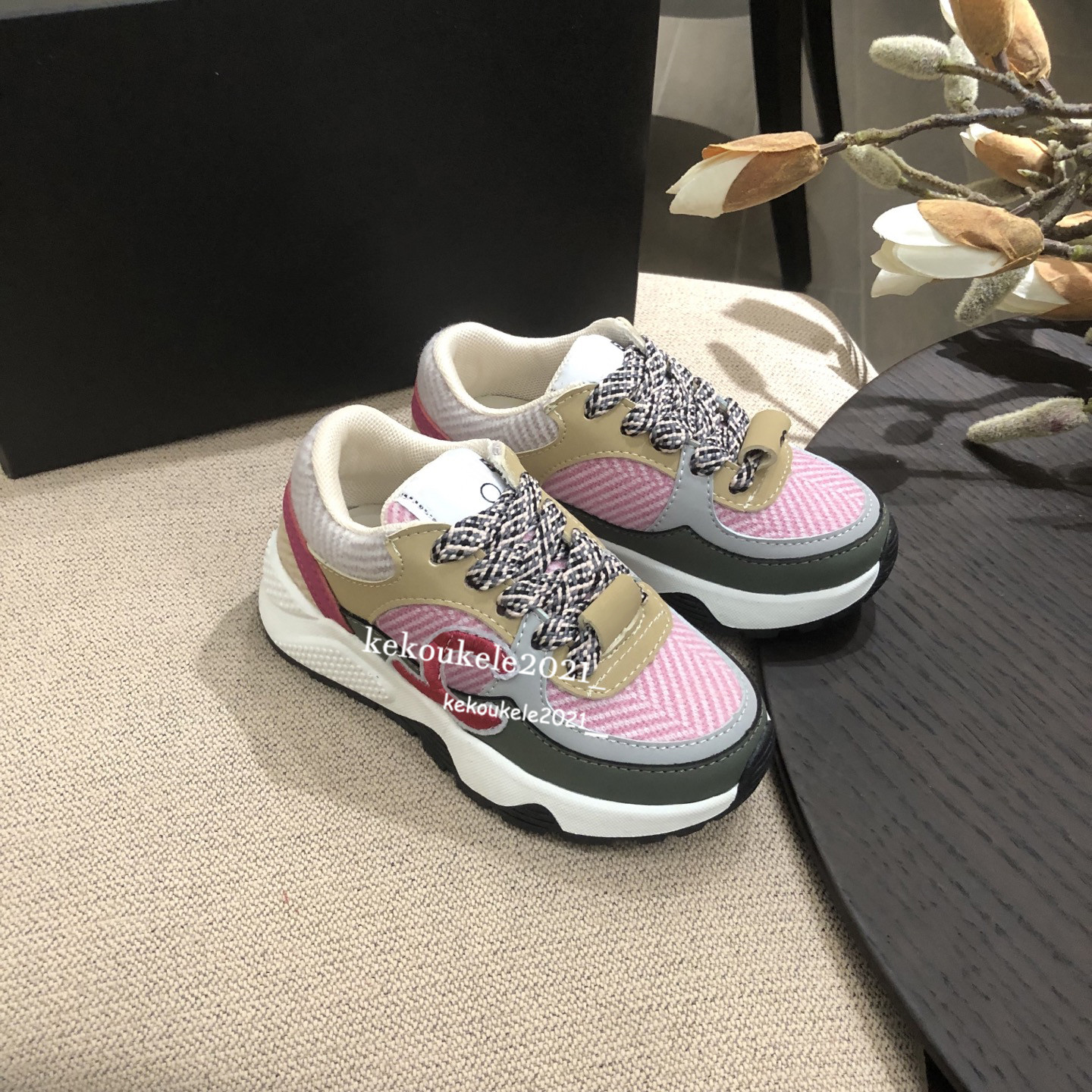 Children Casual Shoes Kids Sneakers for Boys and Girls Shoes Leather Mesh Breathable Running Sports Tennis Chunky Sneakers