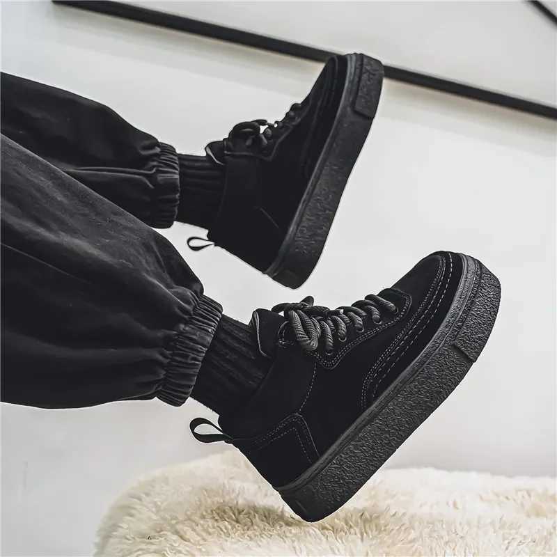 Sports And Loafers Leisure Mens Autumn Sneakers Shoes For Men Skateboard Wear-Resistant NEW Top Thick Bott Fashion Z250221