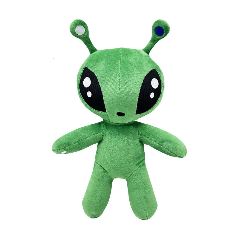 30cm Green Alien Plush Toy Anime Tentacled Horn Alien Monsters Horror Doll Boys Girls Soft Toys Stuffed Throw Pillow kids gifts 250222