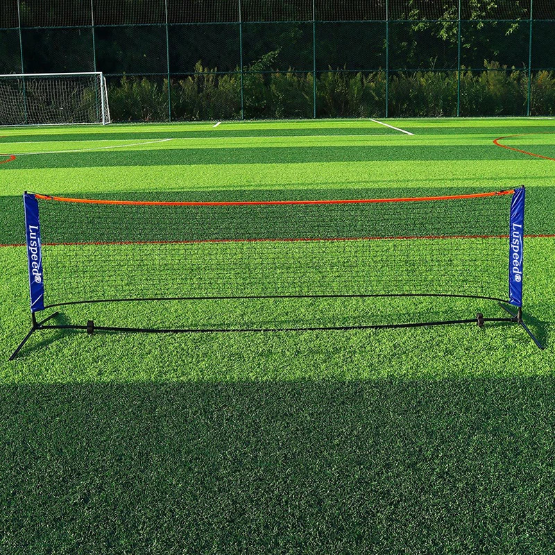 Portable Folding Standard Professional Badminton Net Indoor Outdoor Sports Volleyball Tennis Training Square Nets Mesh 250221