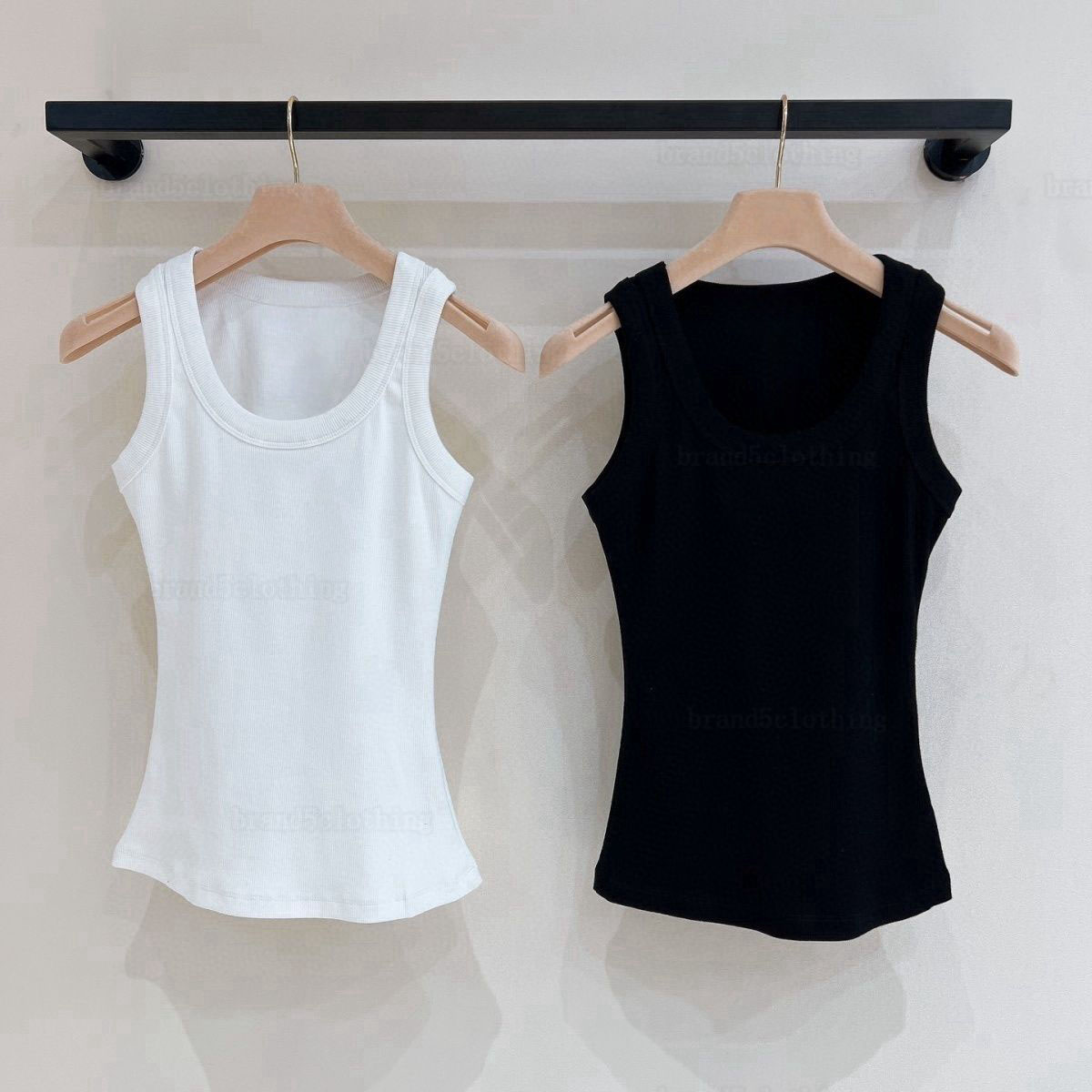 Designer tank top vest designer tops women crop top camisole woman knits tank top embroidery vests sleeveless breathable knitted pullover womens slim sport tops