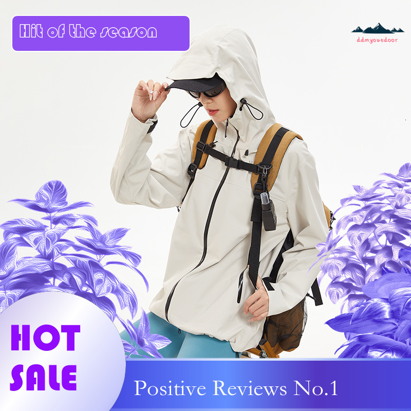 Ddmyoutdoor Hard Shell Men Women GBT National Standard Waterproof Single Layer Laminated Outdoor Jacket For Hiking And Mountain Climbing Jackets