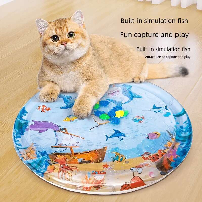 Mat For Cats Pad Thickened Playmat Pet Play Sensory Toy Water