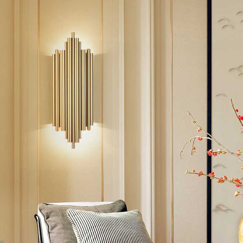 Modern Wall Lamp Nordic Gold Led Lighting Fixture Living Bedroom Bathroom Bedside Kitchen Indoor Decor Sconce Luminaire Light Z250220