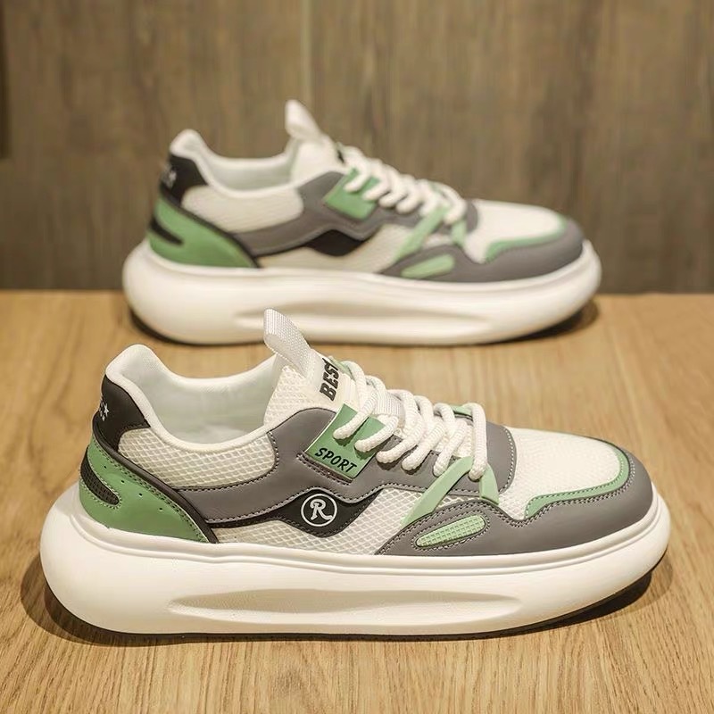 2025 Spring summer Men shoes Casual Thick Sole Sneaker Increasing Cushioning Running Shoes Designer Footwear Free Shipping Footwear 39-44