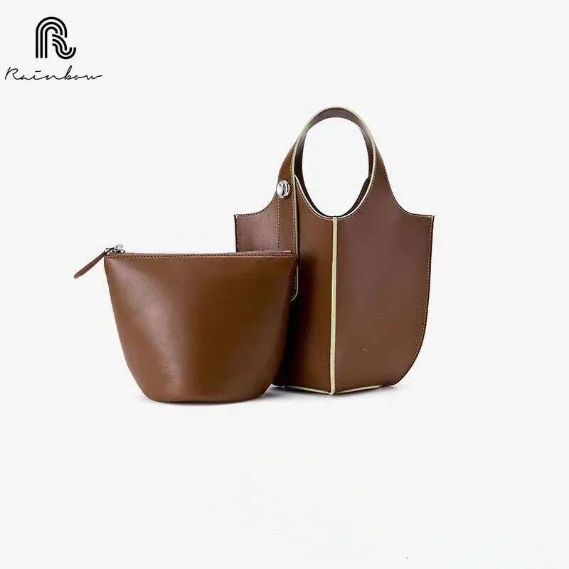 RAINBOW New Niche Fashion Amazing Song Hanging Basket Crossbody Female Casual Handbag Portable One Shoulder Large Women's Bags