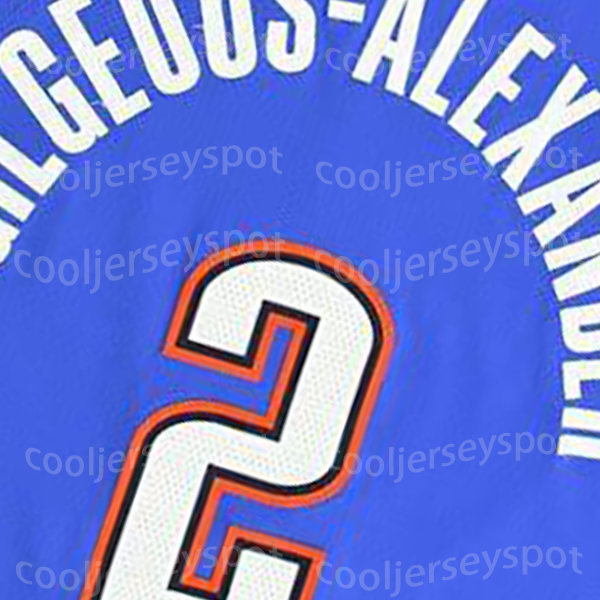 Personalized Custom Gilgeous-Alexander Basketball Jersey Hartenstein Caruso Dort Holmgren Joe Wiggins Williams Name Number Mens Womens Youth 8562