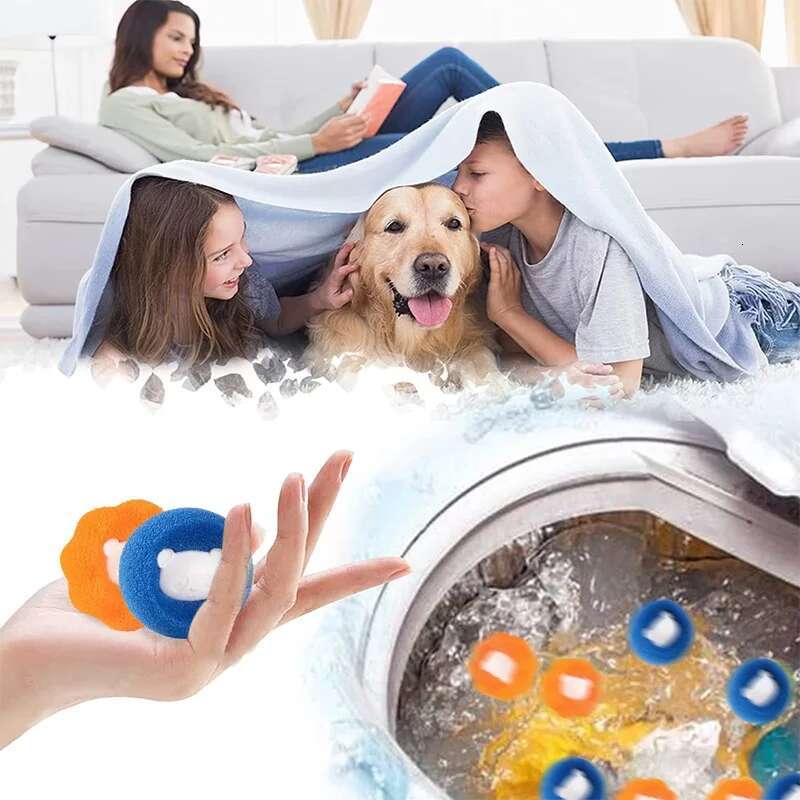 Reusable Ball Laundry Washing hine Filter Wool Sticker Cat Hair Remover Pet Fur t Catcher Home