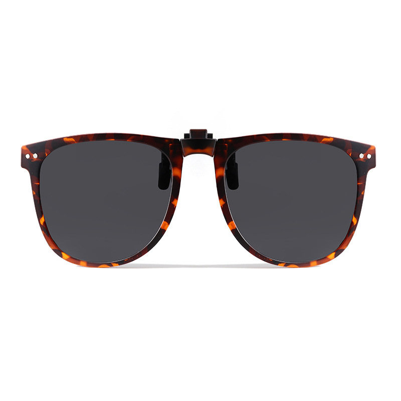 2025 new Foldable polarized sunglasses clip anti UV fashionable and lightweight folding sunglasses clip slimming folding clip
