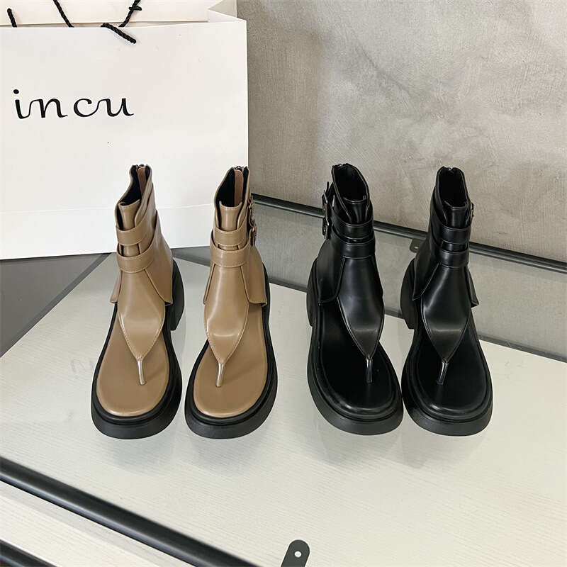 Women's High Heel Roman Sandals with Sponge Cake Thick Sole - 2024 Spring & Summer Clip Toe Platform Shoes hot for Height Increase