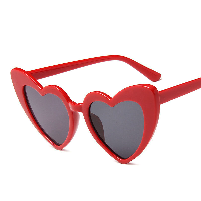 2025 Cross border European and American Style Love Women's Sunglasses Women's Fashion Big Face slimming Sunglasses