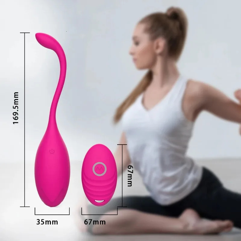 10 Speeds Vibrating Egg Vaginal Ball Wireless Remote Jump Eggs Sex Toys Vibrator For Women Anal G-Spot Clitoris Stimulation 18 250222