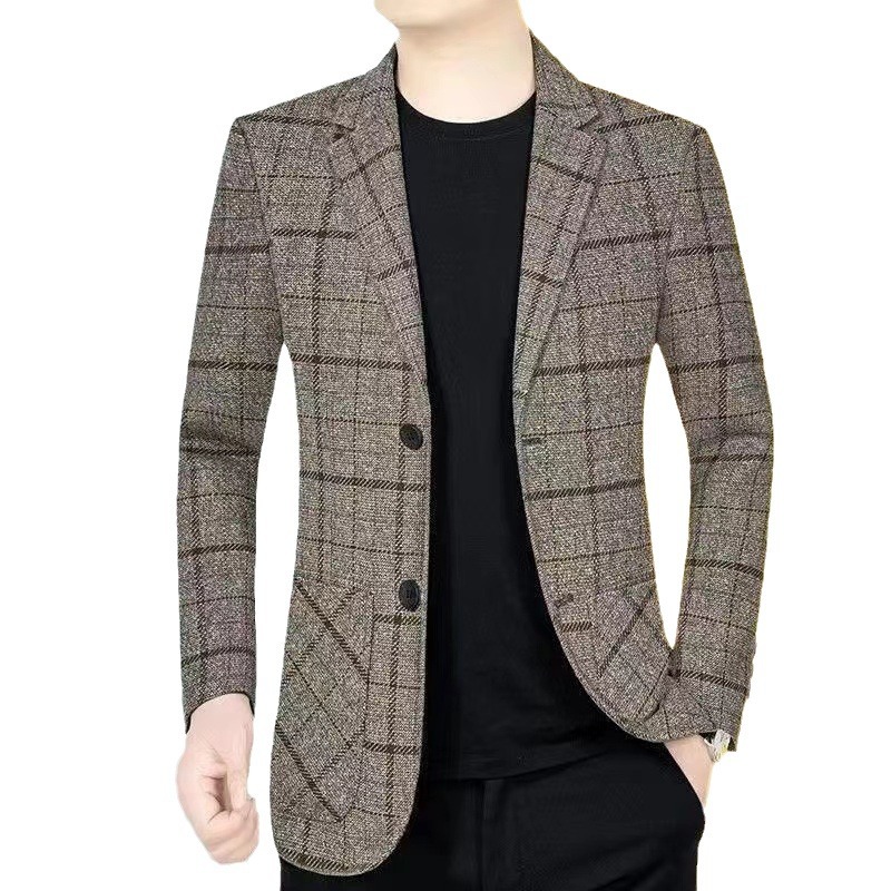 T222Elegant Men's Seasonal Business Suit Jackets - Perfect for Midlife Professionals
