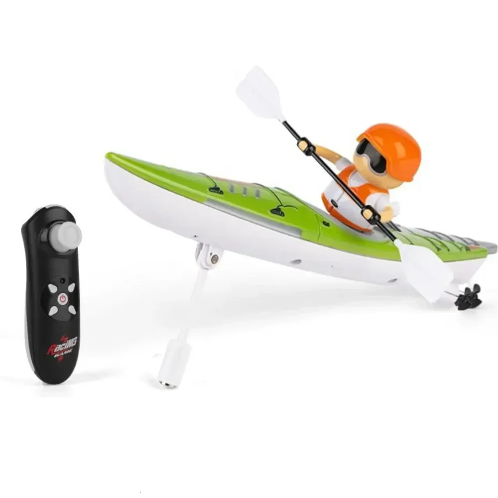 HC 810 RTR 2.4G RC Boat Colorful Paddle Remote Control Rowing LED Lights 360 Driving Dual Modes Waterproof Ship Underwater 250222