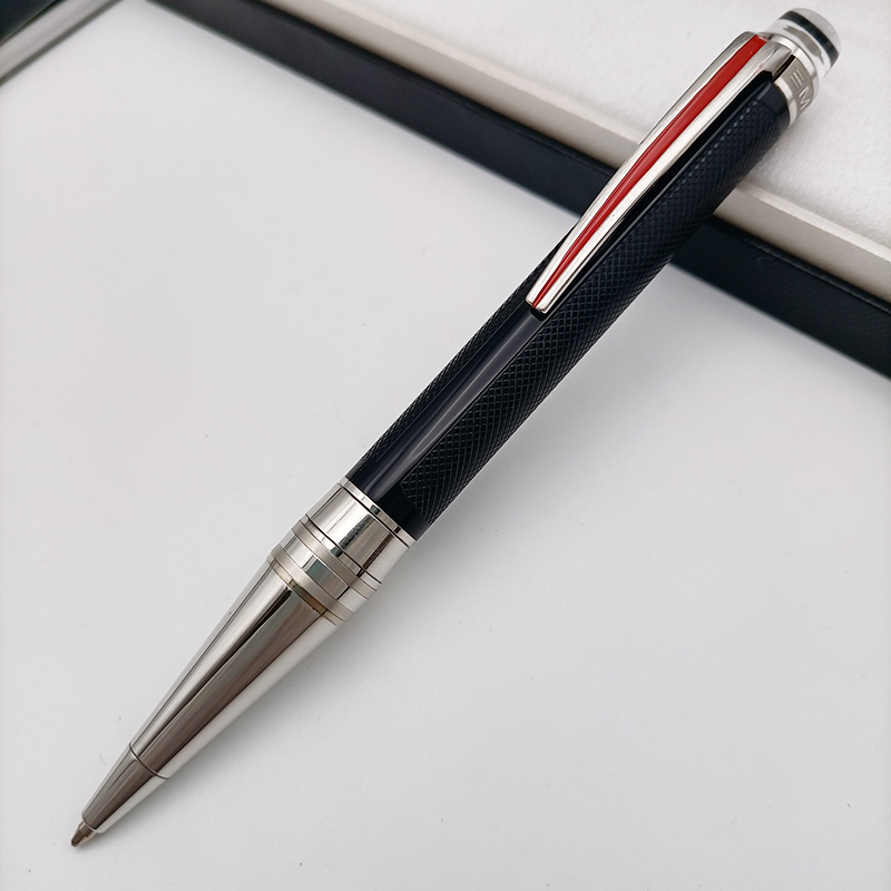 Mont Pens Ballpoint Pen Crystal Translucent Inlaid M Rollerball Pen Boligrafos Cute School Supplies