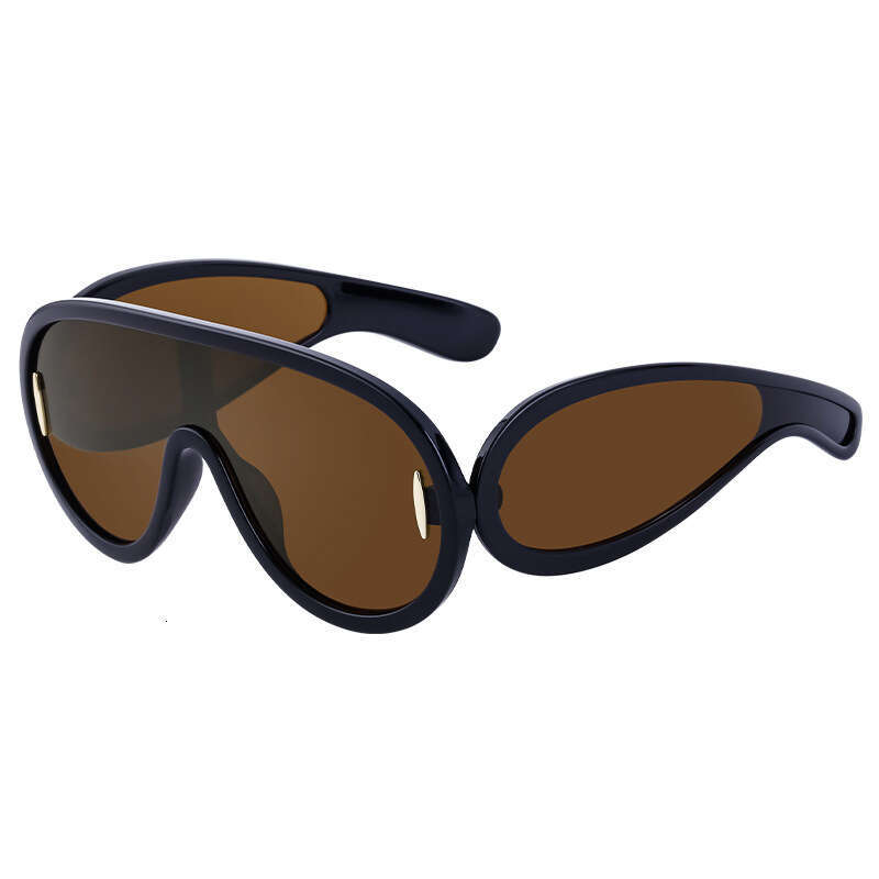 2023 New INS Integrated Large Frame Women's Fashion Sports Cycling Sunglasses Men's Glasses