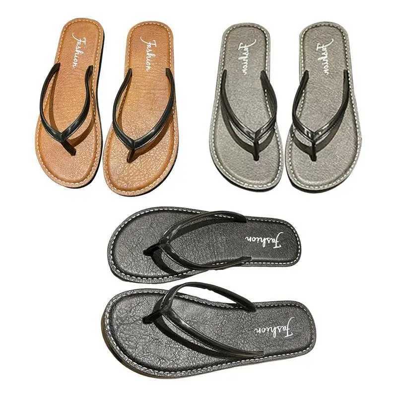 Womens summer sandals lightweight womens open lace slider beach casual womens flip cover suitable for EU shoe sizes 36-41XJ250326