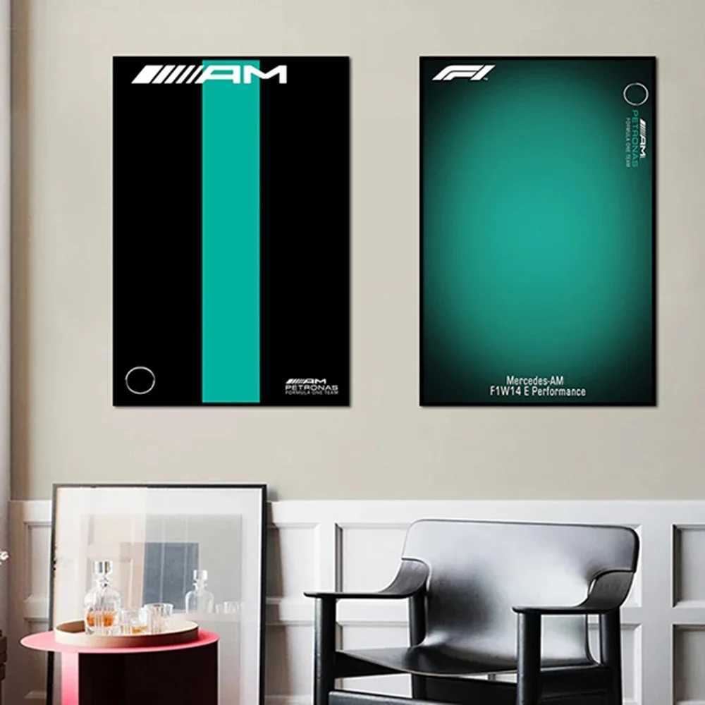 F1 Technic Compatible Poster Modern Minimalist Formula 1 Art Canvas Painting Print Aesthetic Pictures Home Room DecorT250221
