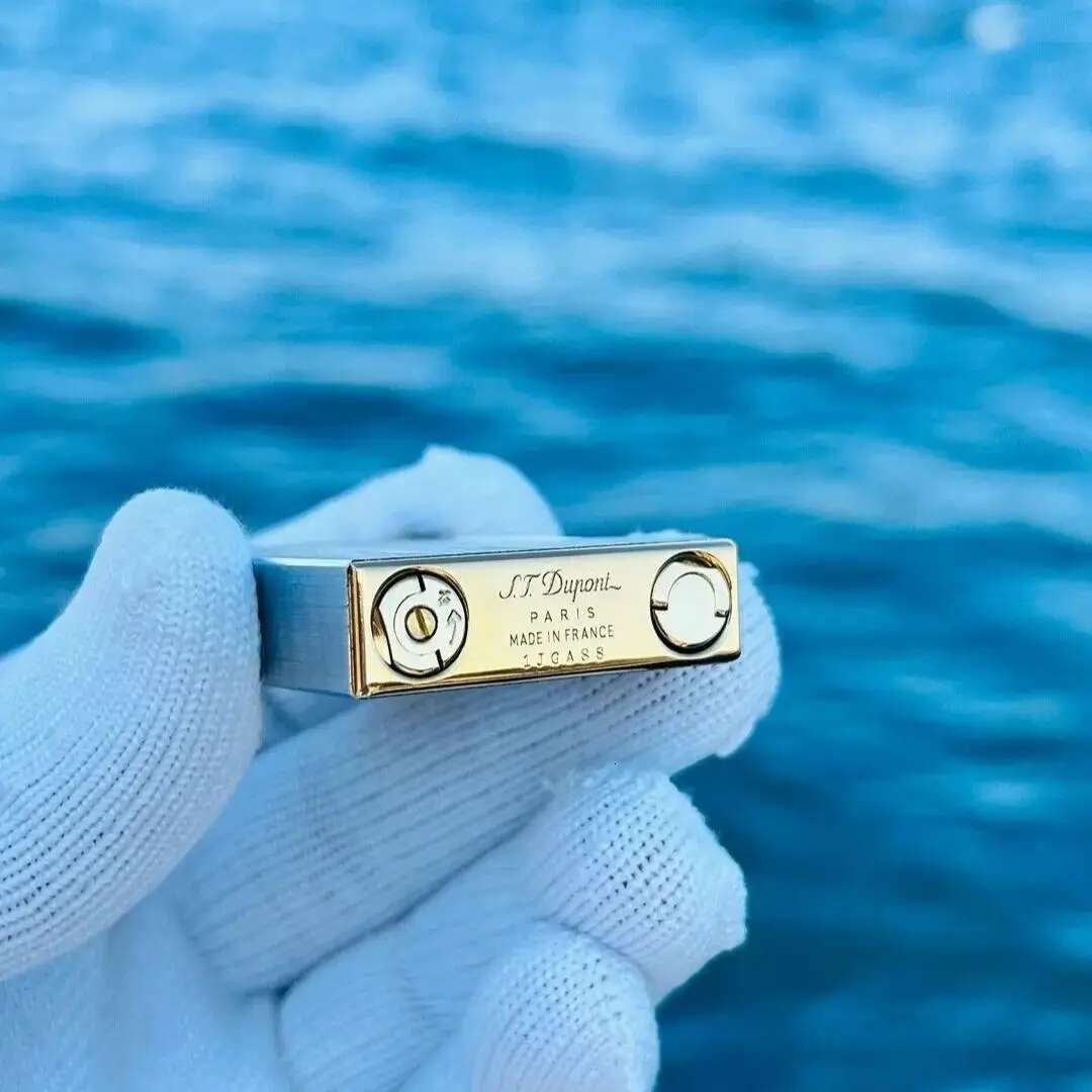 Gas Lighter Bright Sound Brushed Smoking Gadgets Metal Brass Best Choice Gift Dupont For Men R Collection