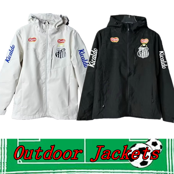 25 26 Santos soccer jersey 2025 2026 NEYMAR JR Training suit soccer tracksuits tracksuit football Outdoor Jackets