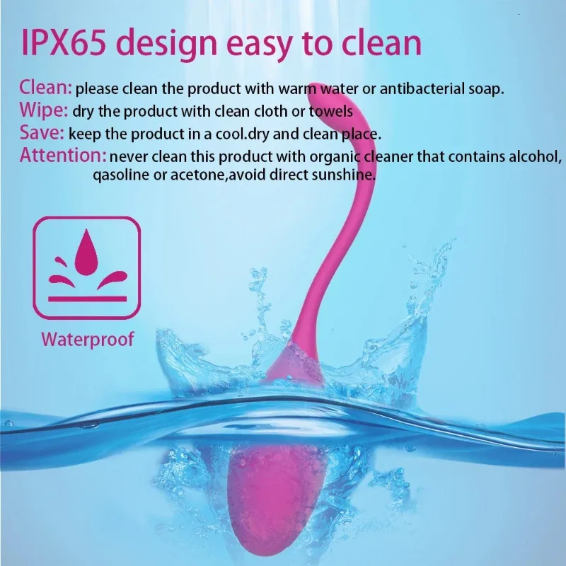 10 Speeds Vibrating Egg Vaginal Ball Wireless Remote Jump Eggs Sex Toys Vibrator For Women Anal G-Spot Clitoris Stimulation 18 250222