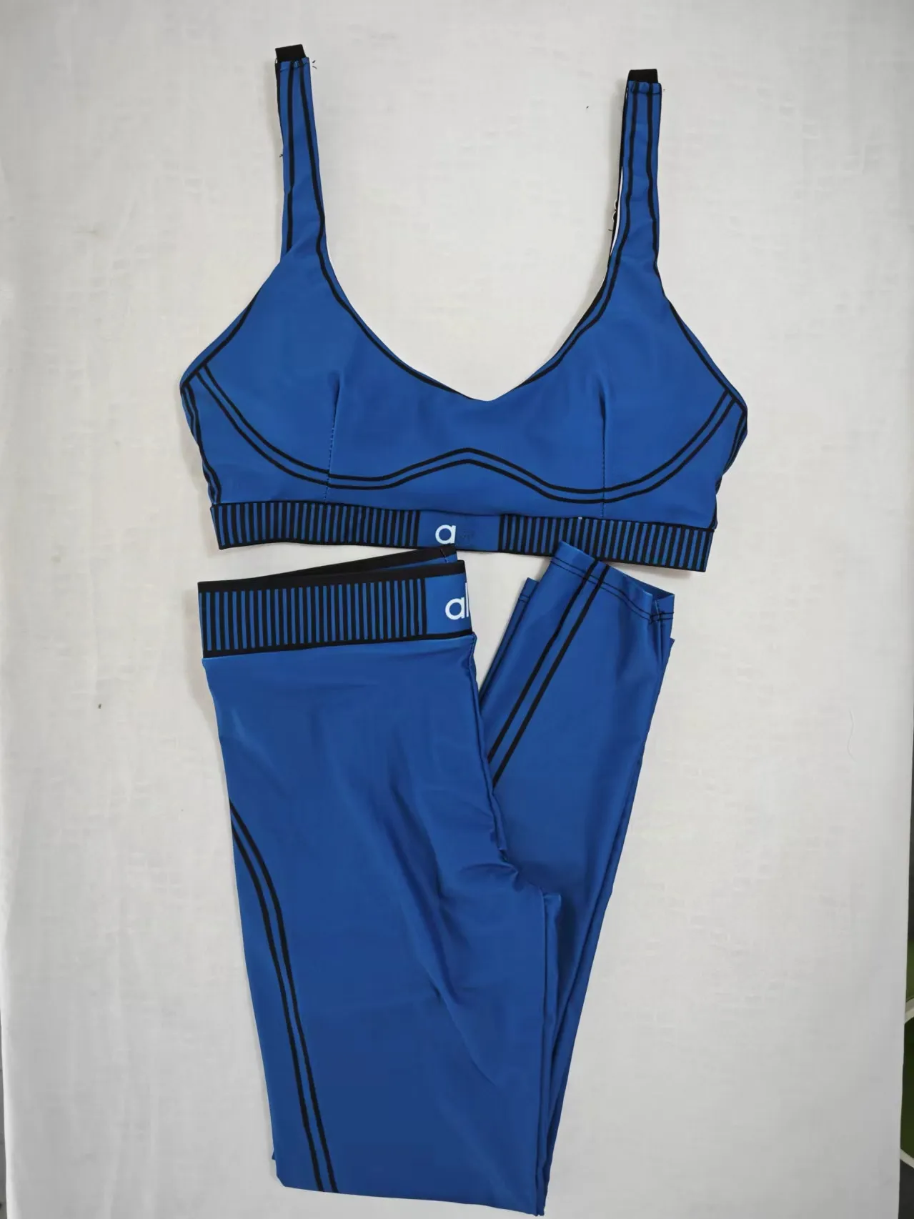 A45 Womens Yoga Outfit Suits Vest Sleeveless Tops Pants Trousers Close-Fitting Sport Gym Running Long Pant Elastic High Waist Sportwear