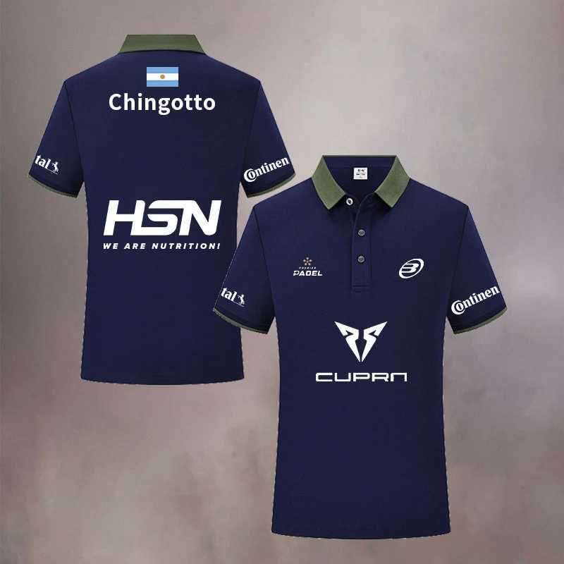 Men's Polos Padel sports elements mens and womens breathable business T-shirts summer comfortable casual short sleeved fashionable polo shirts z2