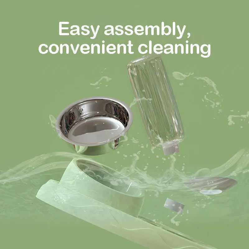 2026 New Litter Box Small Baby Automatic Drinking Water Dog Food Bowl Anti-Upset Cat Supplies Free Shipping