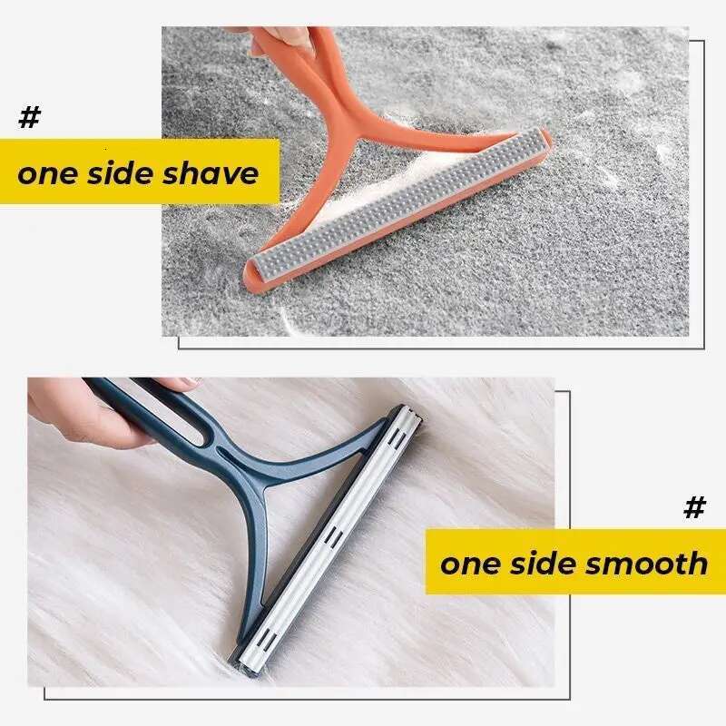1pc 2in1 Double Sided Pet Hair t Remover Clean Tool Sweater Cleaner Fabric Shaver Scraper For Clothes Carpet