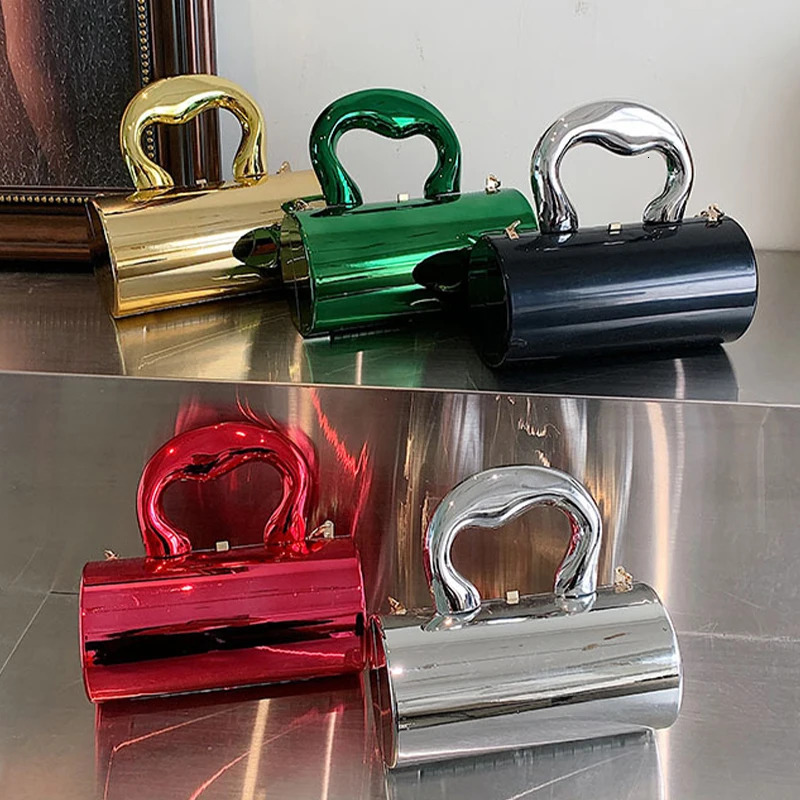 YYW Laser Acrylic Box Evening Bags Trend Mini WomenS Banquet Party Clutch Handbag with Top Handle Shoulder Messenger Bags 250221