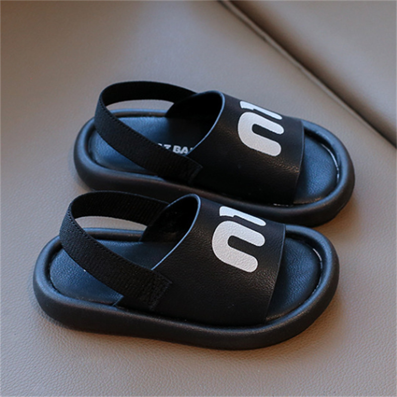 Slipper Kids Sandals for Boys Girls - Soft Sole Non-Slip Walking Shoes for Toddlers Babies - Beach Summer 2024 S25326