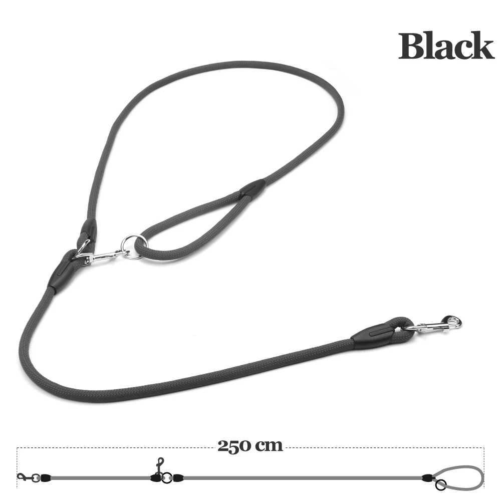 Nylon Dog Leashes Pet Dogs Chain Traction Rope Leads for Running Free Hands Rope Chain for Small Large Dogs Y250704