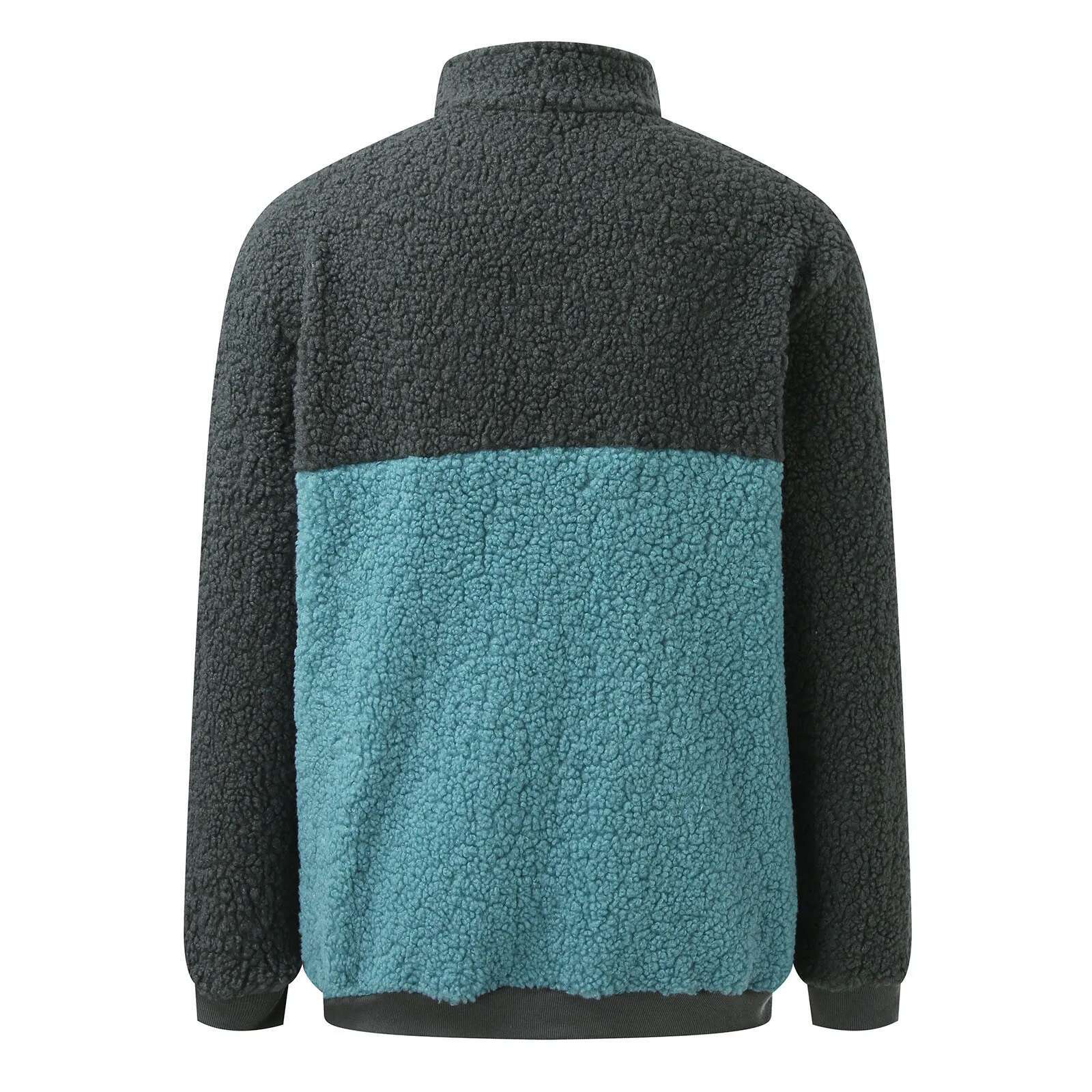Mens Fall And Daily Sports Warm Zipper Autumn Winter Clothes Male Fashion Haruku Tops Streetwear Men Pullover