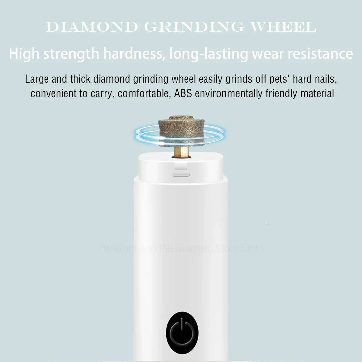 Electric Clippers for Dog Grinders Rechargeable USB Charging LED Light Pet Quiet Cat Paws Nail Grooming Supplies