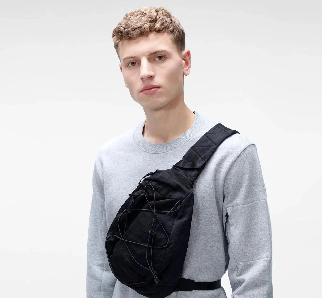 2024 Europe Men CP Waist Bag Single Shoulder Crossbody One Lens Classic Pull Rope Unisex Chest Packs Outdoor Sports 250218