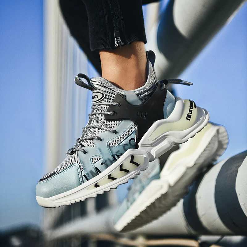 Fashion Mesh Casual Lac-up Men Lightweight Vcanize Shoes Walking Sneakers NEW top atillas Hbre Z250221