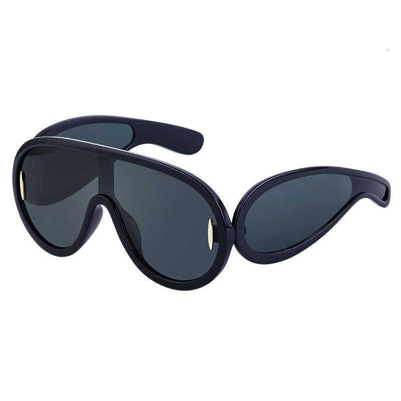 2023 New INS Integrated Large Frame Women's Fashion Sports Cycling Sunglasses Men's Glasses