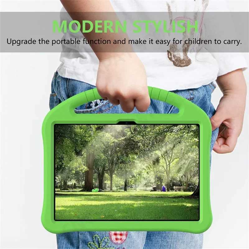 For Pritom Tab 10 Case Android 12 10.1 Tablet PC Kids Safety Shockproof EVA Foam Portable Cover with Rear Kickstand Z250222