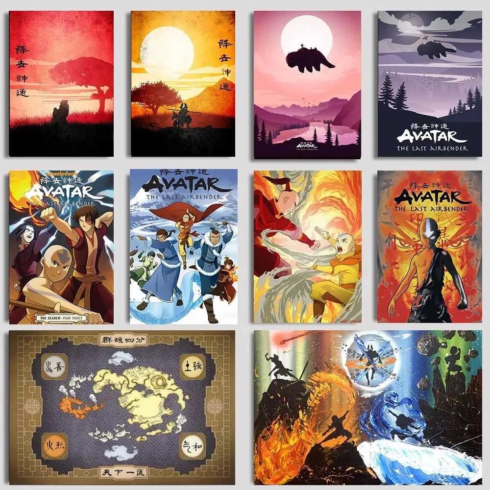 ic Anime Avatar The Last Airbender Posters Canvas Painting HD Print Wall Art Pictures Gifts For Living Ro He Decoration Y250218