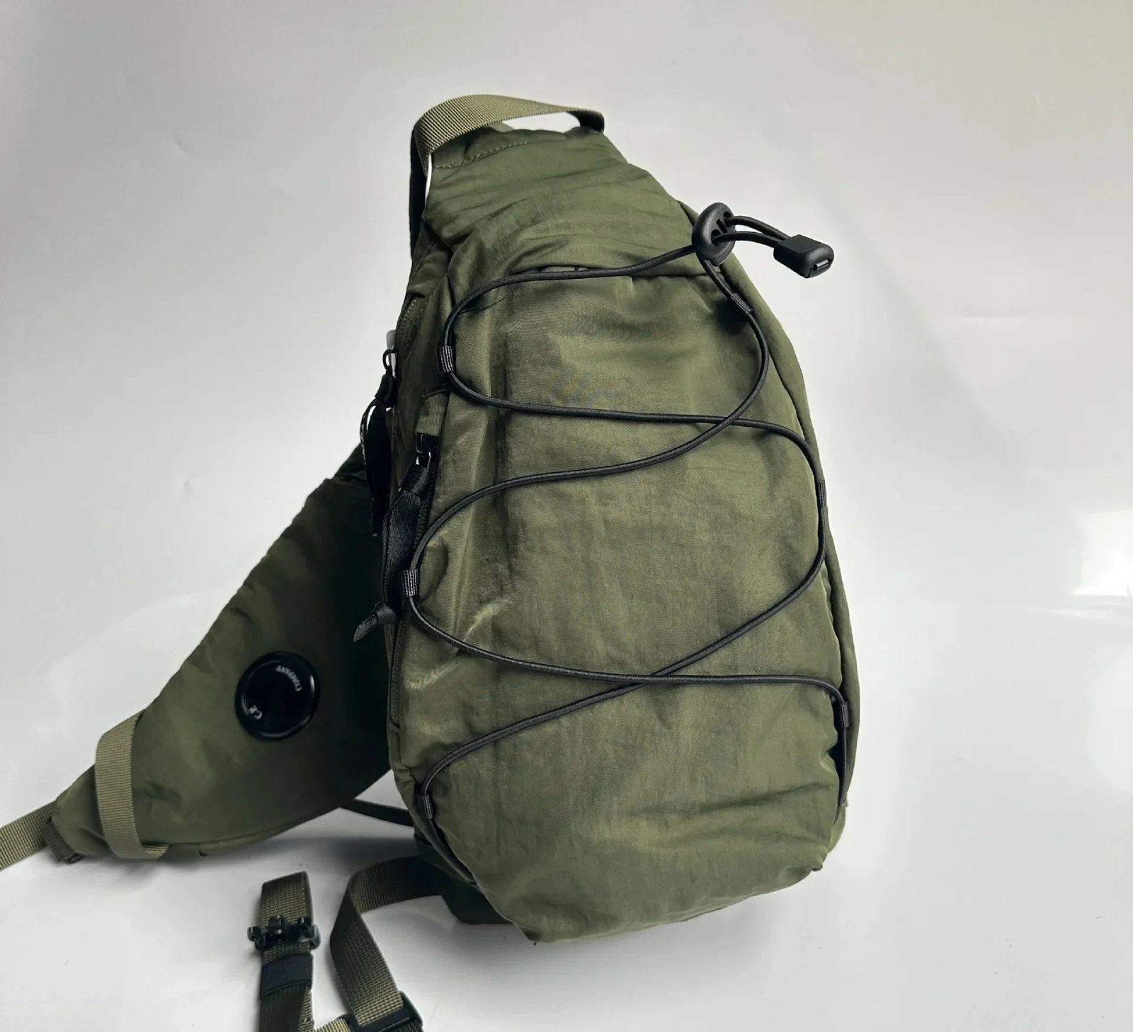 2024 Europe Men CP Waist Bag Single Shoulder Crossbody One Lens Classic Pull Rope Unisex Chest Packs Outdoor Sports 250218