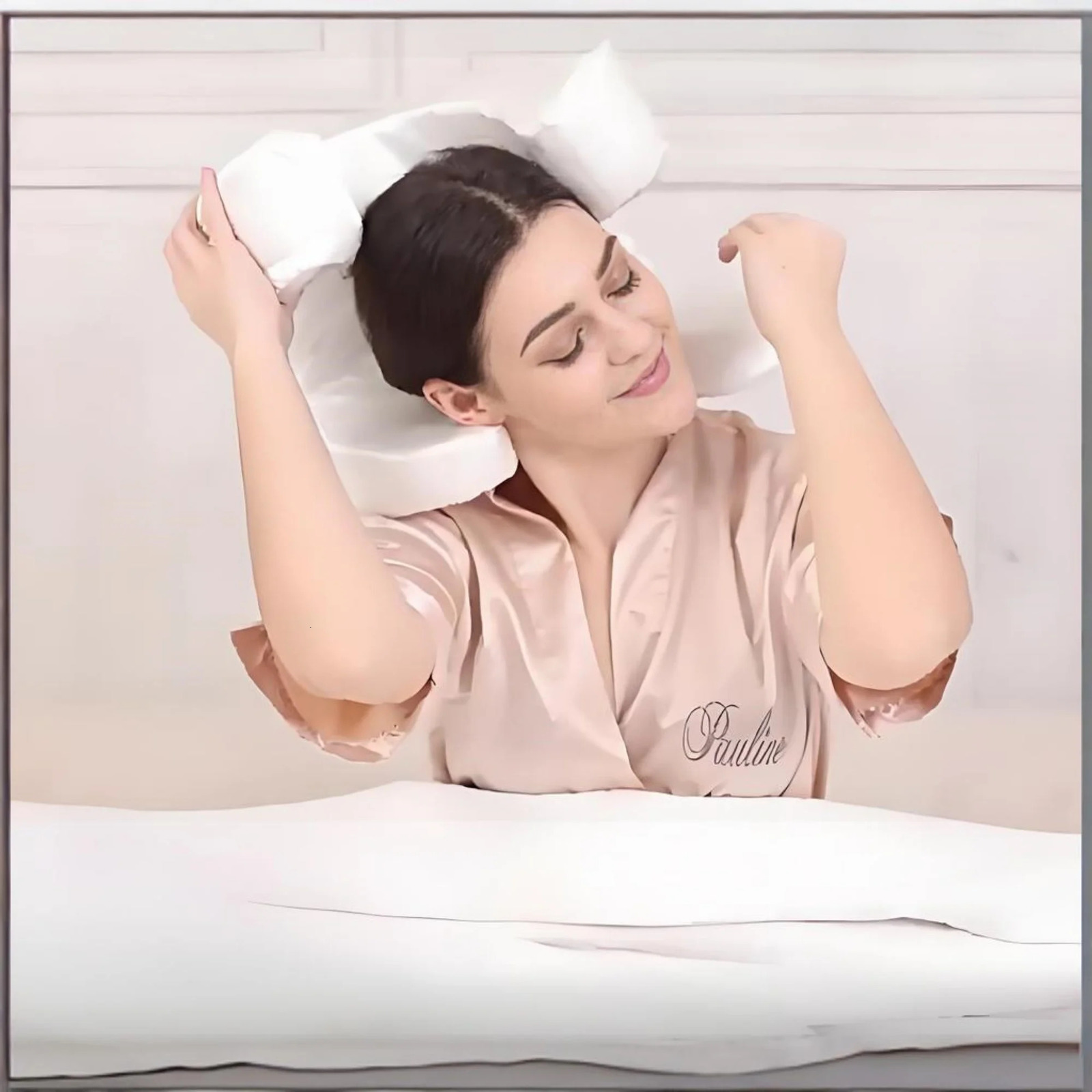 Memory Foam Face Relaxed Prevention Anti Aging Beauty Bed Pillow 250218