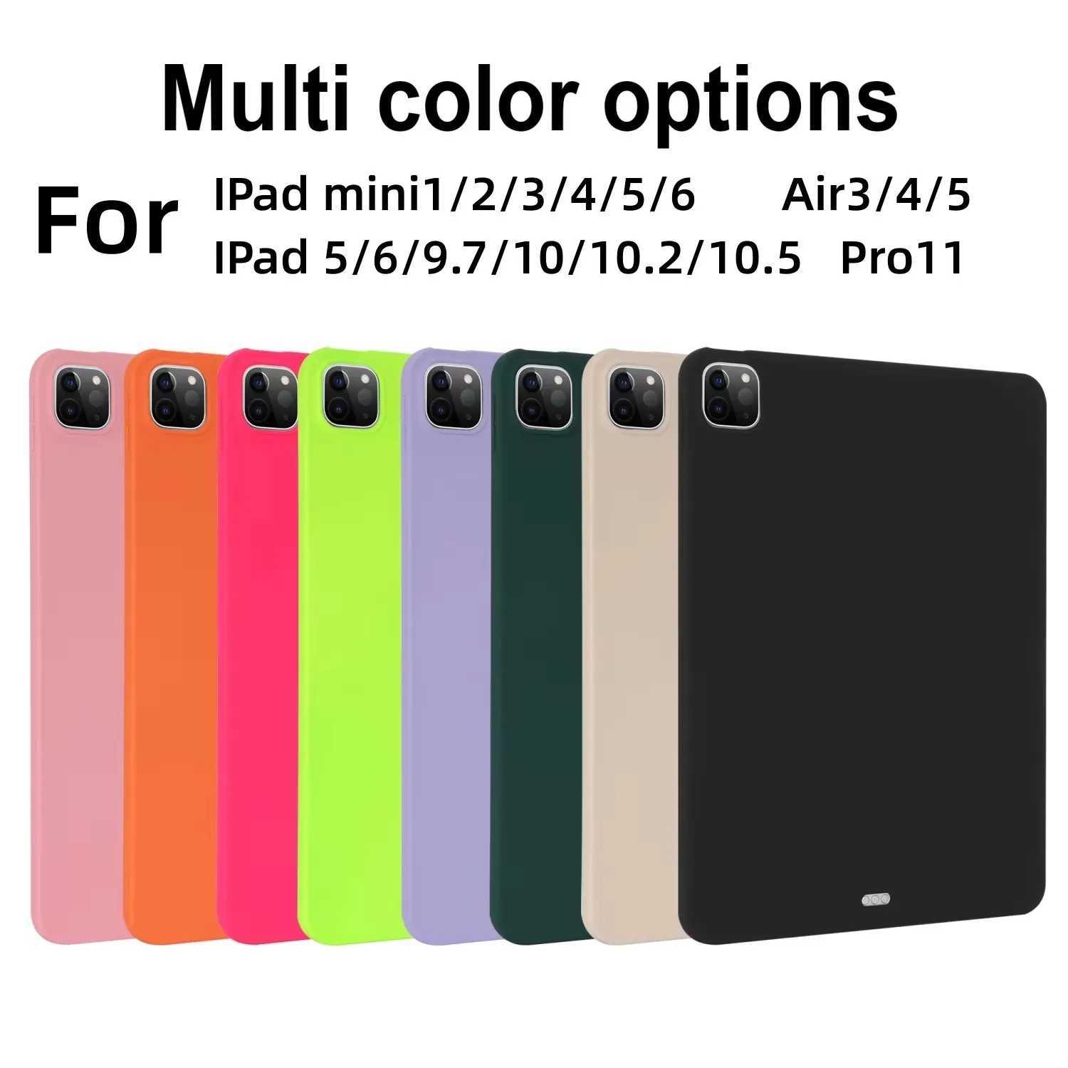 For IPad Pro 13 Air 13 2024 7/8/9th Generation Cover For 2018 9.7 5/6th Air 2/3 10.5 Mini 7 Pro 11 Air 4/5 10.9 10th funda soft M250221