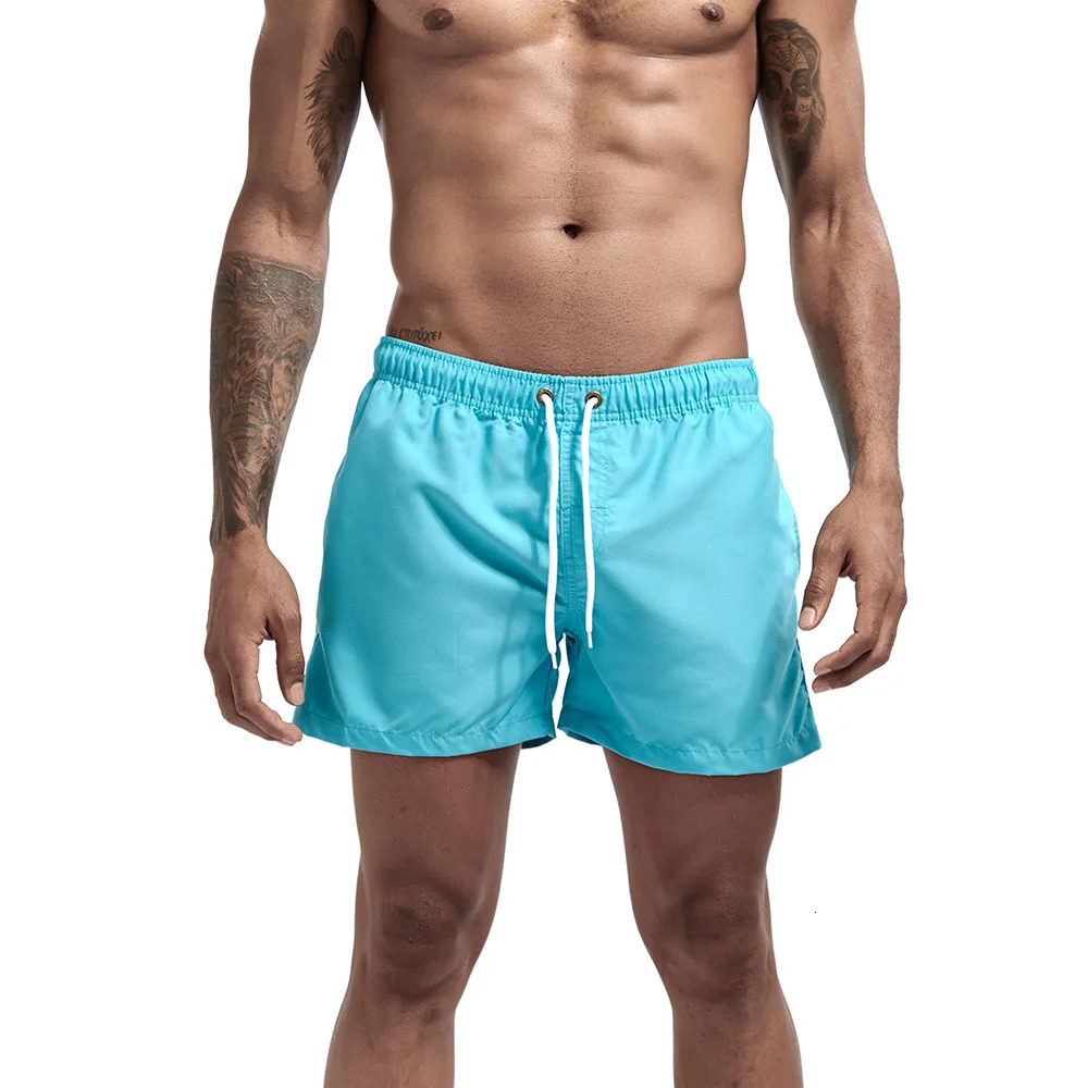 Mens Quick Dry Board Shorts Swim Trunks Bathing Suit Breathable Drawstring With Pockets for Surfing Beach Cusual Summer 250222