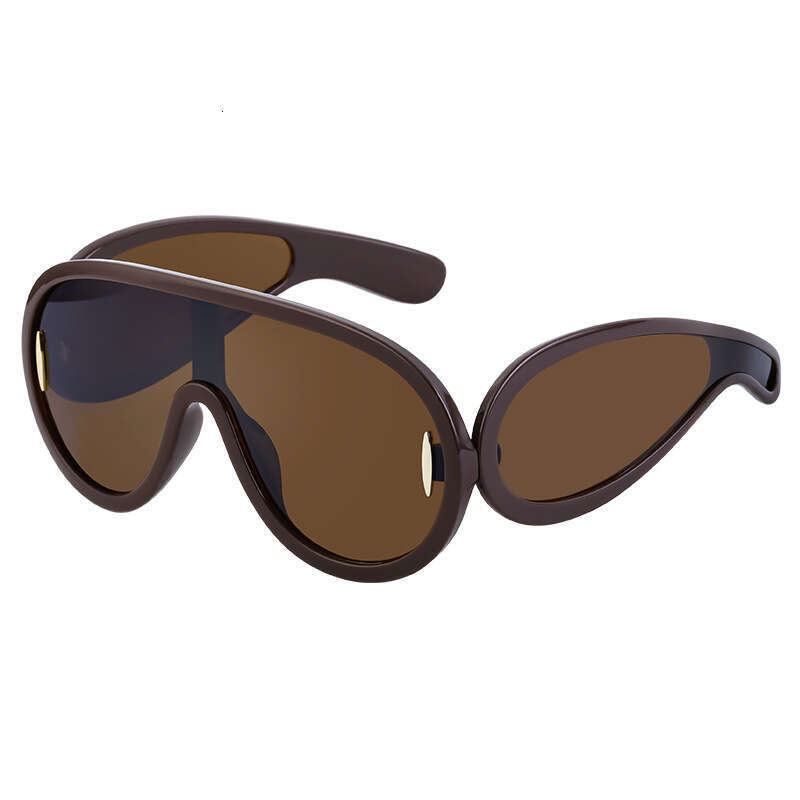 2023 New INS Integrated Large Frame Women's Fashion Sports Cycling Sunglasses Men's Glasses