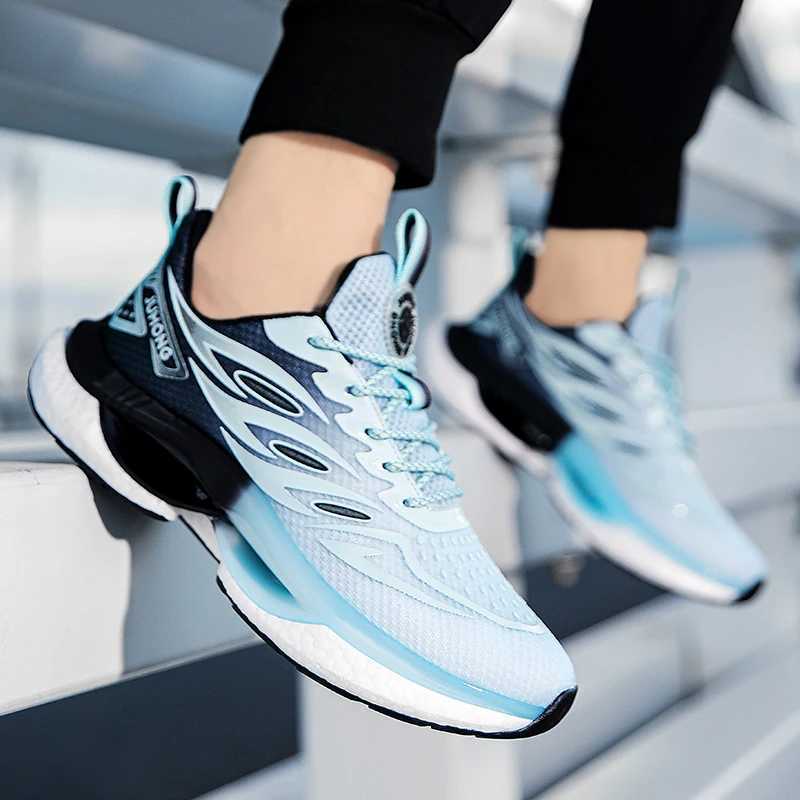 Mens Wen 2024 Thick Soled Casual Shoes Lace Up Breathable Lightweight Couple NEW Top Running Walking Sports Z250221