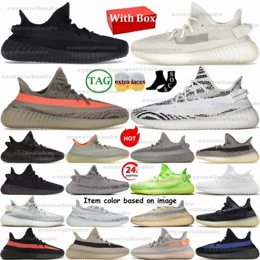 designer shoes Boost Sneakers Onyx bone Reflective Steel salt Grey Zebra Black Red Dazzling Blue Tint Ash Pearl Hyperspace Mens Womens Casual Shoe