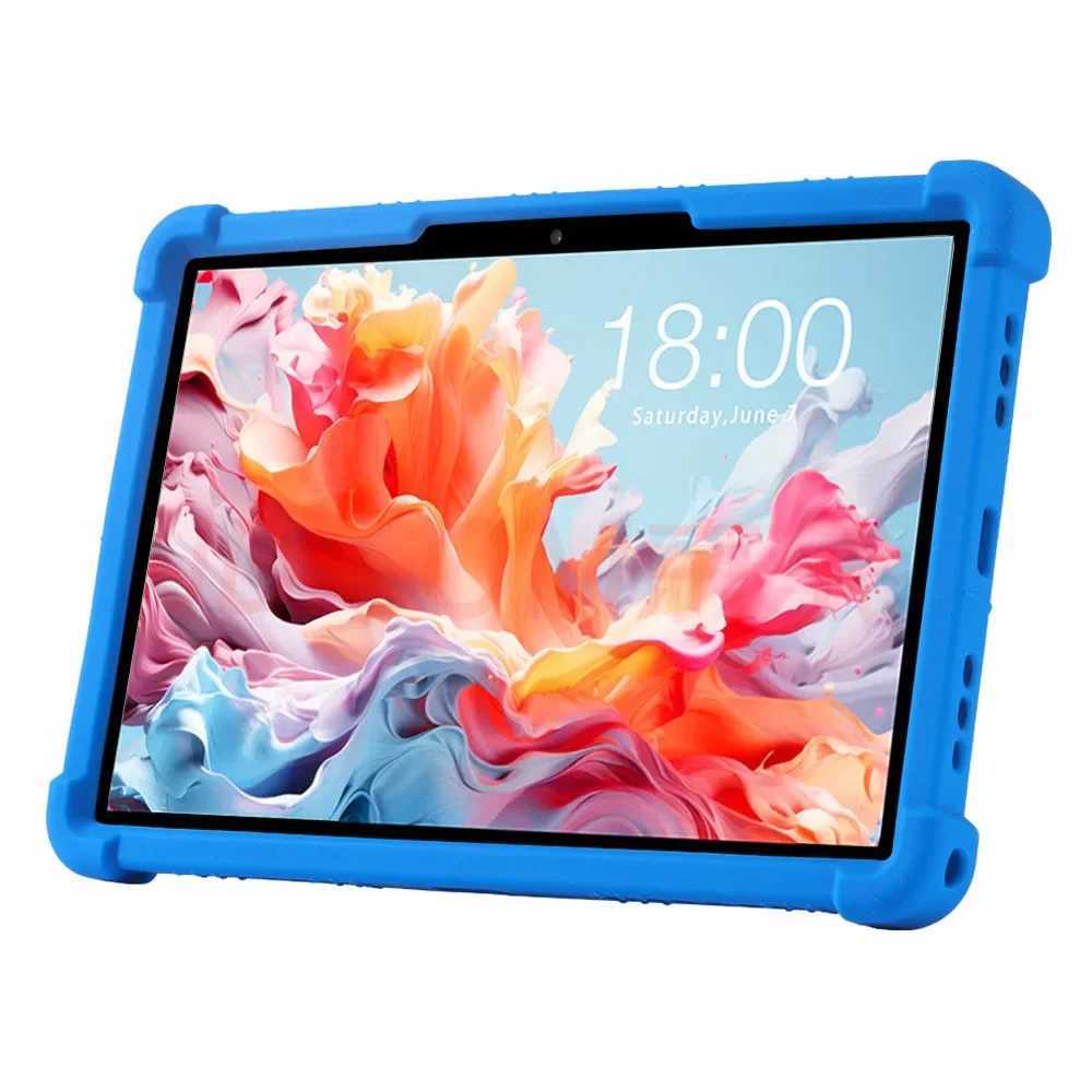 For Teclast P30T Tablet 10.1 Inch Kickstand Coat Shockproof Cover Tablet Case Android 14 Silicon Stand Protective Shell Soft Z250222