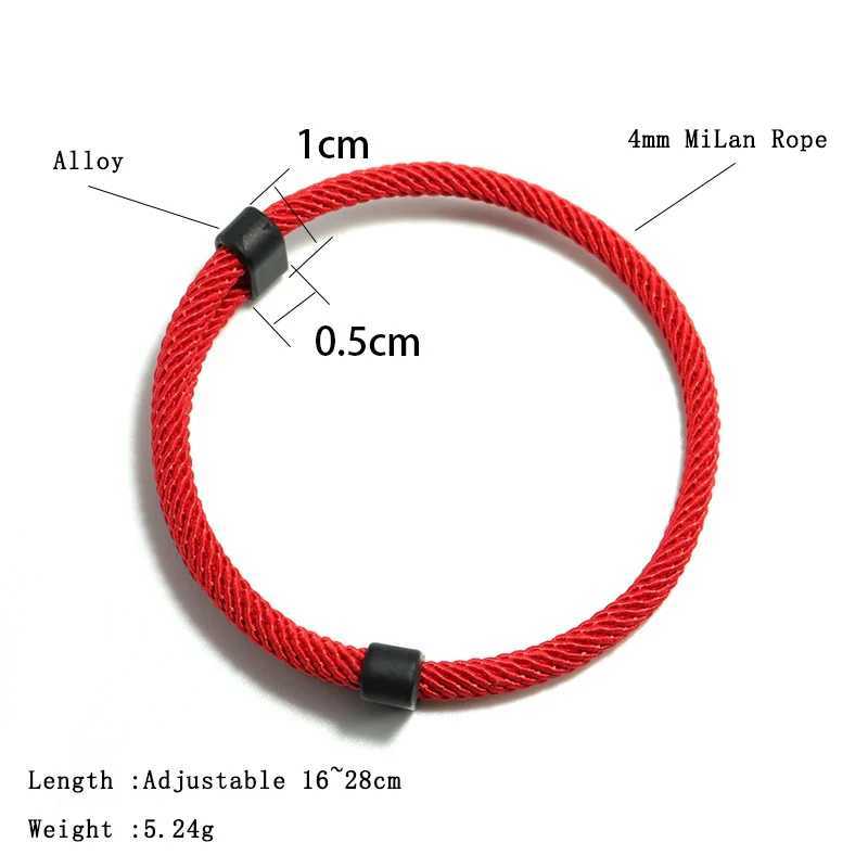Fashion Mens Bracelet Set 2pcs Sliding Adjustable Lucky Red Thread Bracelet Accessories Men Gifts For Him Bracelet Men Jewelry W250221