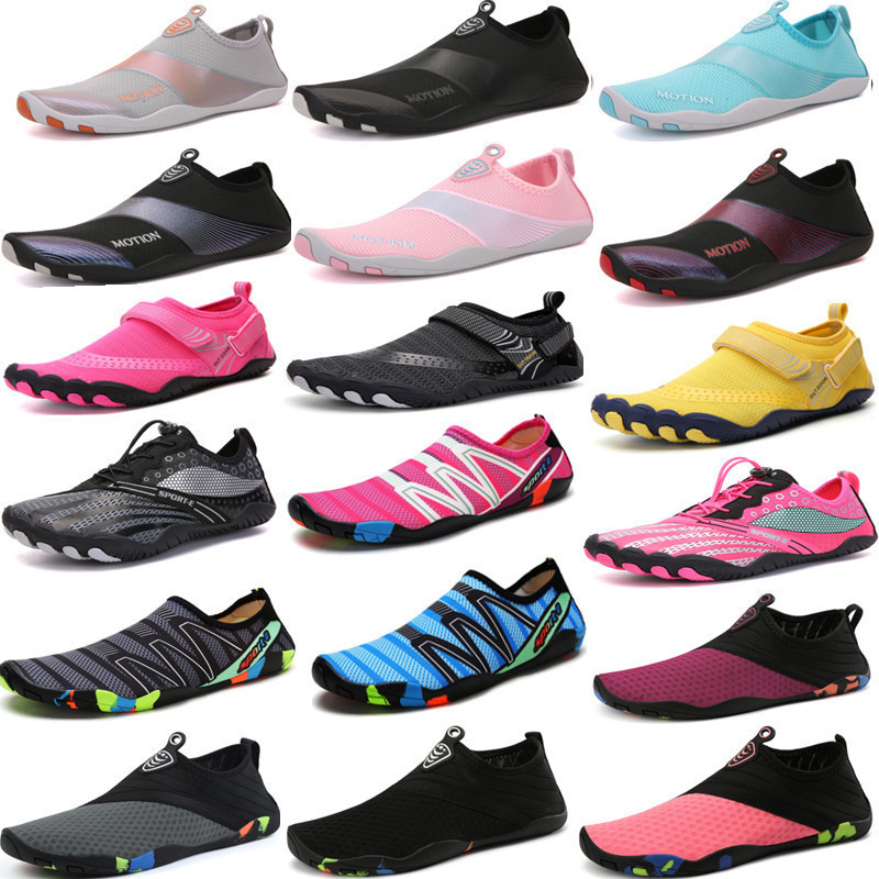 Men Water Shoes Women Aqua Shoes Barefoot Sport Sneakers Quick-Dry Outdoor Footwear Shoes For The Sea Swimming Beach Wading 240306
