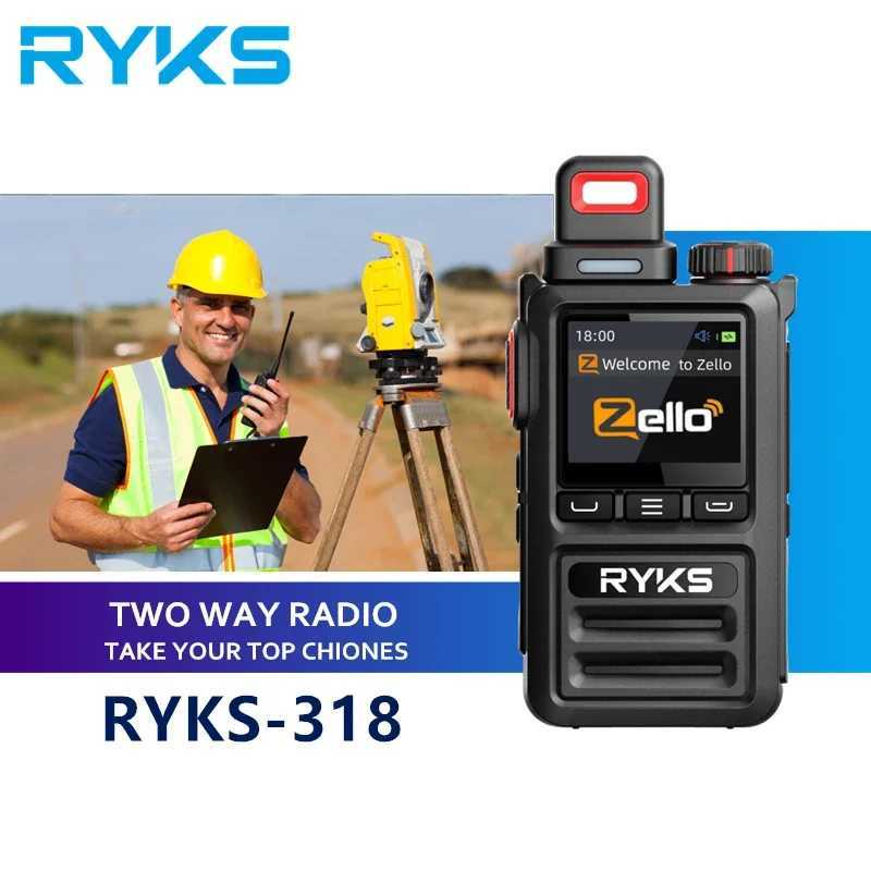 Zello 4G Android LTE 2G 3G GSM Poc Network Two Way Ra Long Range Walkie Talkie with Sim Card Z250221